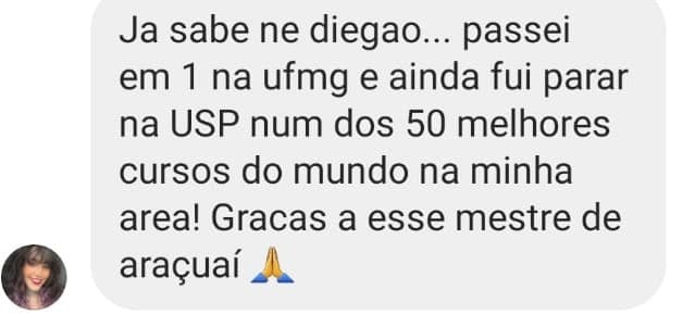 Depoimento de aluno Enem10x