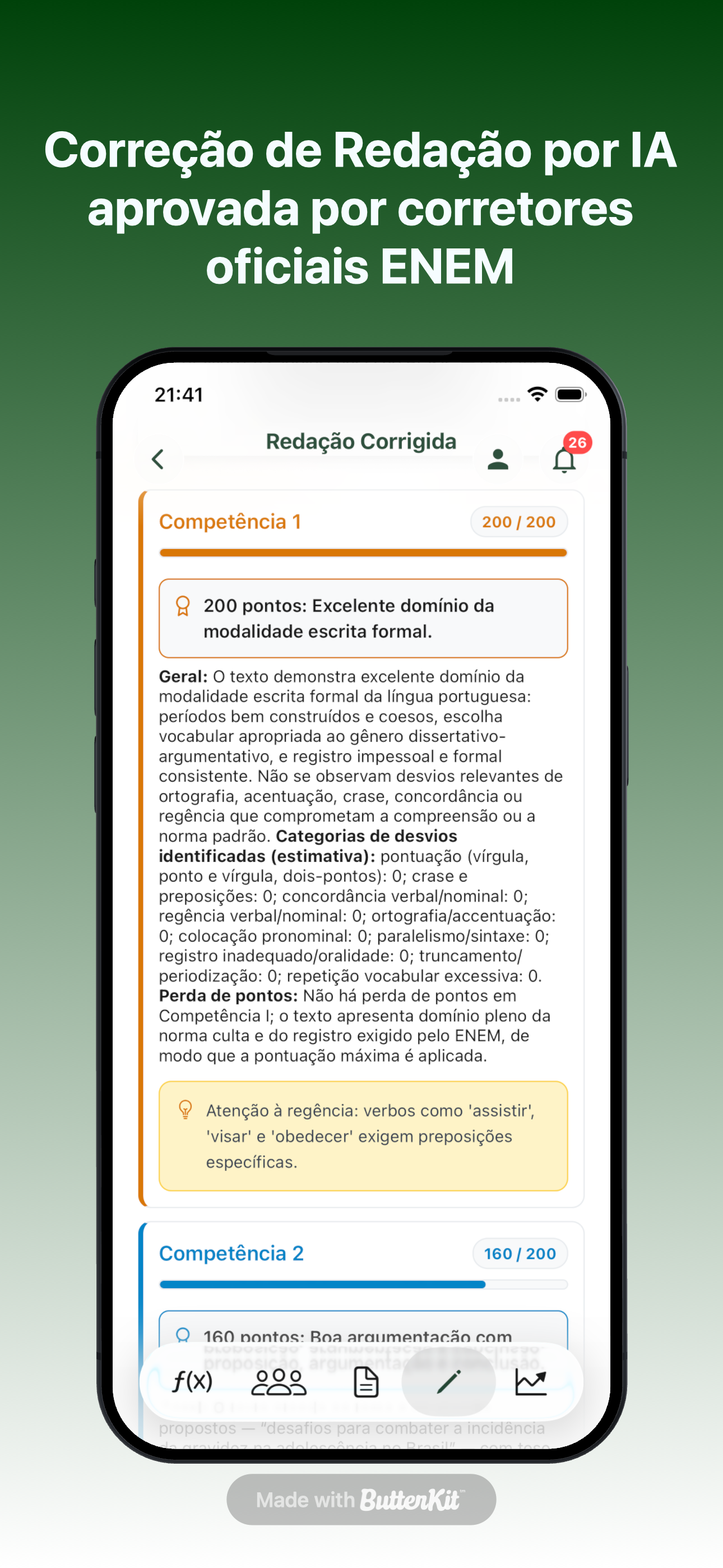App Enem10x — recurso