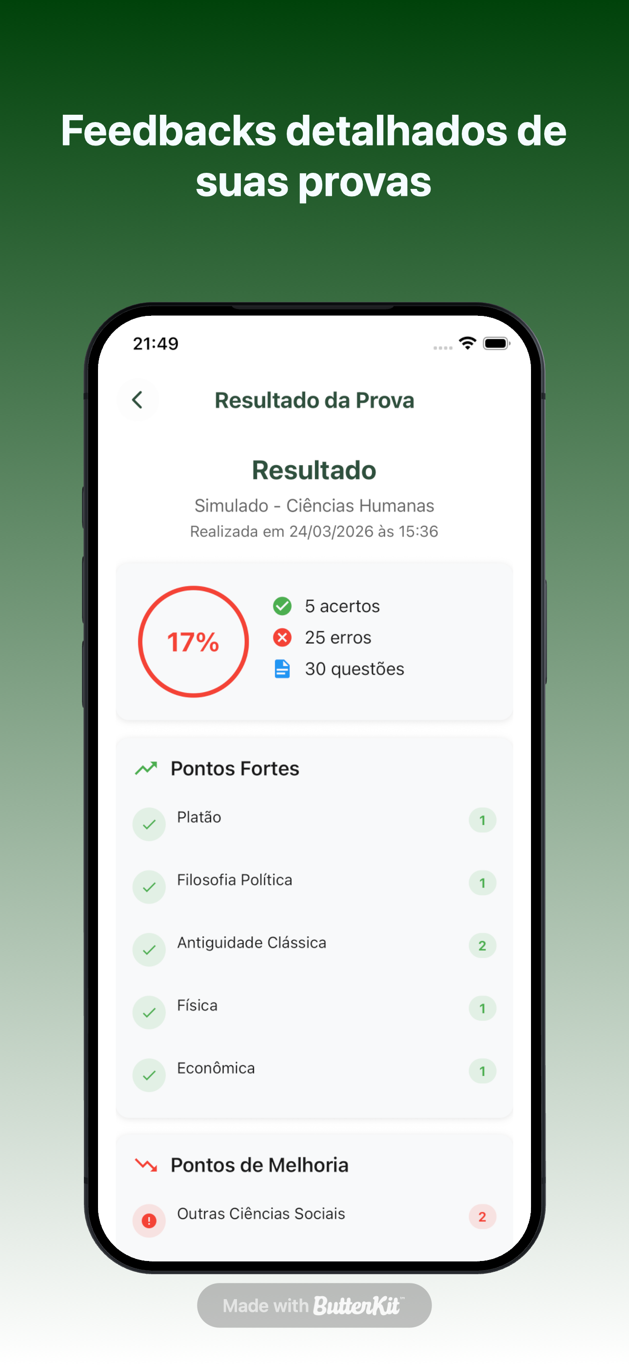 App Enem10x — recurso