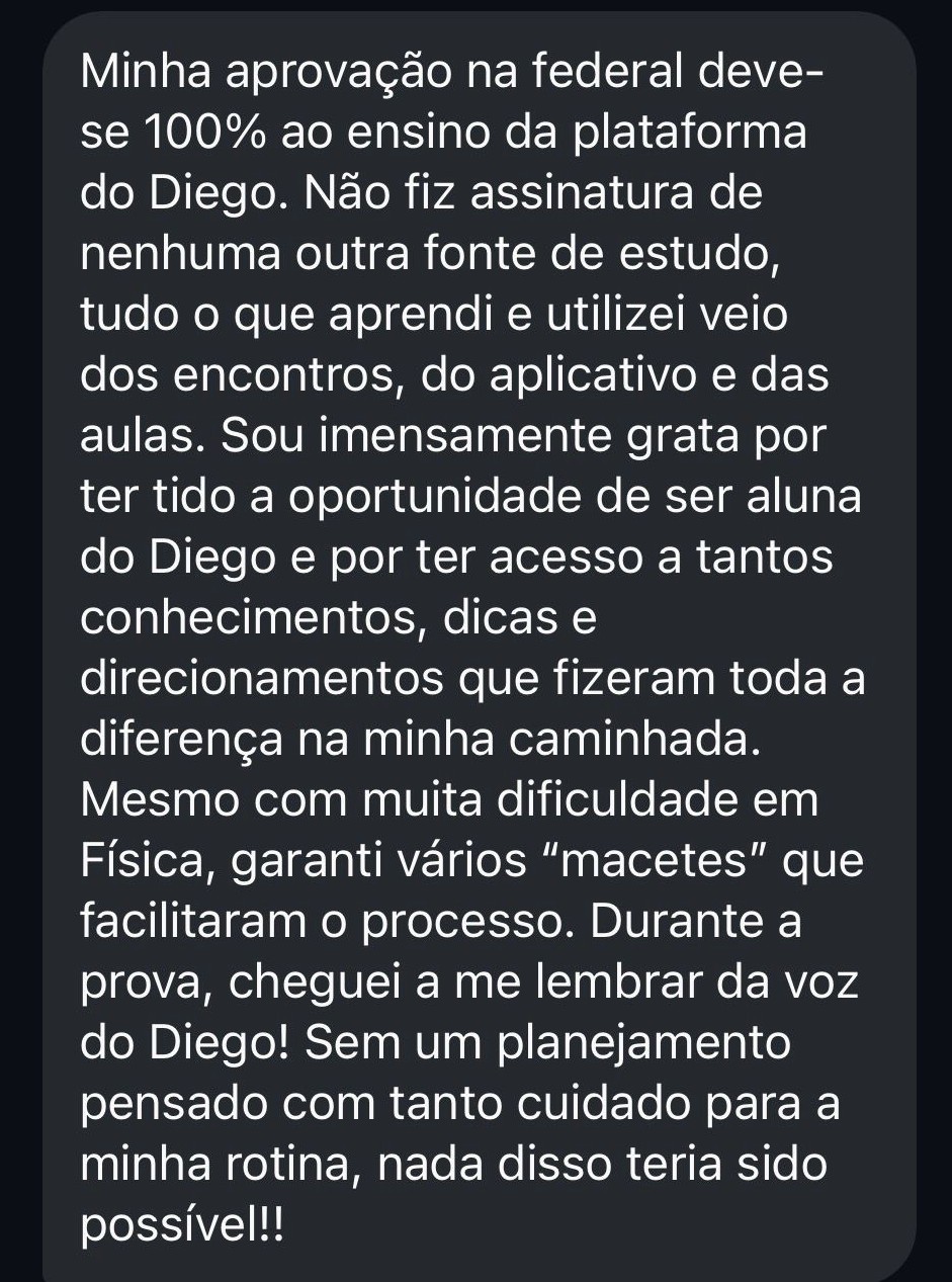 Depoimento de aluno Enem10x